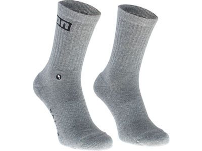 ION Socks Logo, grey melange