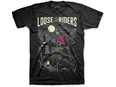 Loose Riders Lifestyle Shirt No Dig No Ride, black