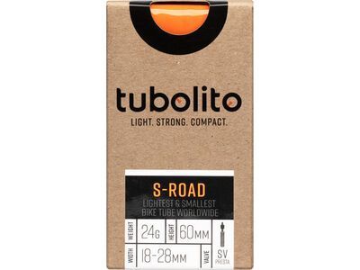 Tubolito S-Tubo Road 60 mm - 700C x 18-28, orange - Bild 2