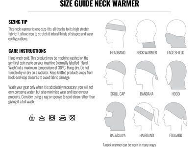 GripGrab Multifunctional Merino Neck Warmer, black - Bild 5