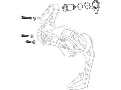 SRAM Schaltwerk B-Bolt / B-Screw / Limit Screws Force XPLR eTap AXS - Bild 1