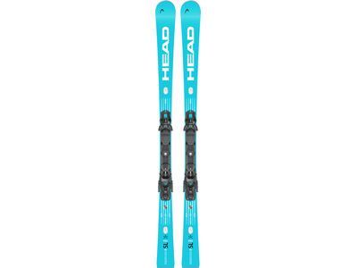 Head Worldcup Rebels e-SL Pro + Freeflex 11 Race matt black/speed blue