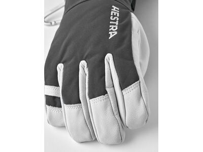 Hestra Army Leather Heli Ski 5 Finger, grey - Bild 4