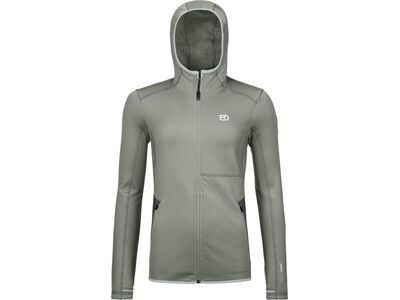 Ortovox Merino Fleece Hoody W, green sage - Bild 1