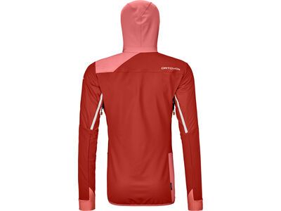 Ortovox Swisswool Col Becchei Hybrid Jacket W, sunset orange - Bild 2