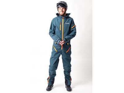 dirtlej DirtSuit Core Edition, steel blue/orange - Bild 3
