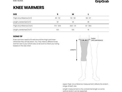 GripGrab PACR Spring-Autumn Knee Warmers, black - Bild 7