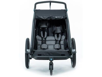 Cube Kinder Fahrradanhänger Double CMPT, black - Bild 5