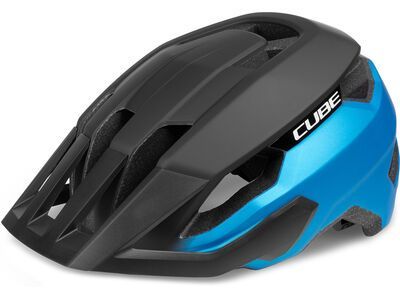 Cube Helm Stray X Actionteam, blue'n'grey - Bild 1
