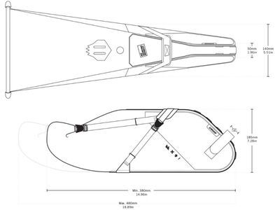 USWE Roll-Top Saddle Bag, black - Bild 7
