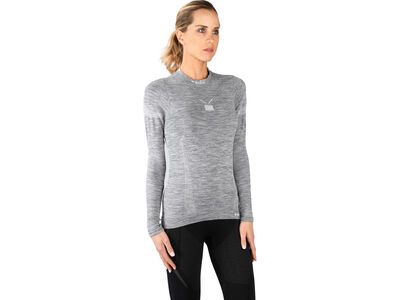 Iron-ic Long-Sleeve T-Shirt Performance 3DN Advance - Women, grey melange - Bild 3
