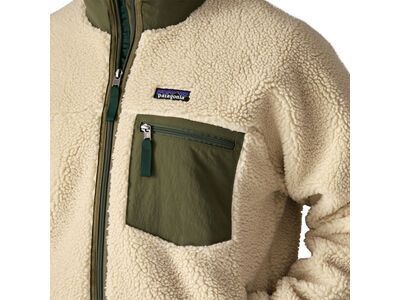 Patagonia Men's Classic Retro-X Jacket, dark natural w/basin green - Bild 8