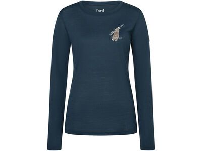 super.natural Lil Ski Bunny LS Damen, blueberry/various/mountain trail gl - Bild 1