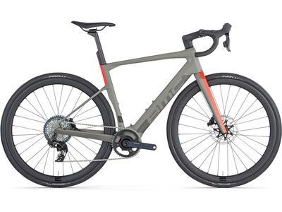 BMC Roadmachine 01 AMP X One, rhino grey/neon red