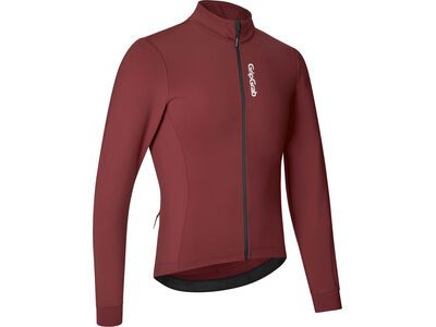 GripGrab RIDE Thermal Long Sleeve Jersey dark red