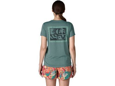 Patagonia Women's Capilene Cool Daily Shirt - Mother Rays, blue sage/light blue sage x-dye - Bild 5