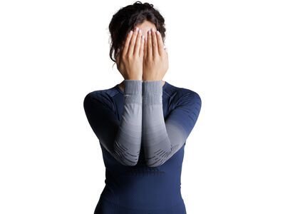 X-Bionic Invent Graphics Shirt LS Wmn, marine/grey/light grey - Bild 10