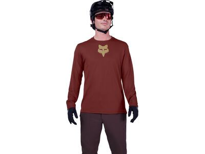Fox Ranger LS Jersey Fox Head, rust - Bild 3