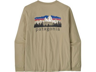 Patagonia Men's Long-Sleeved Fitz Roy Foothills T-Shirt, weathered stone - Bild 2