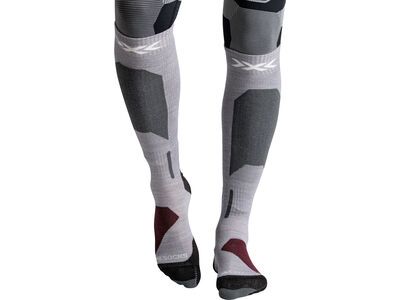 X-Bionic X-Socks Ski Discover Merino OTC, silver grey - Bild 2
