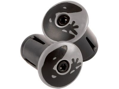 Lizard Skins Road Bar End Plugs, cool gray