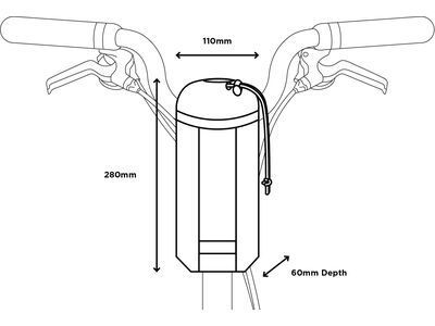 Restrap City Stem Bag - 1 L, black - Bild 6