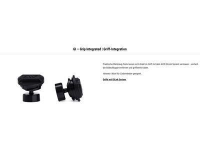 Cube Acid Griffe Endure X Actionteam - 30,5 mm, translucent topas blue - Bild 3