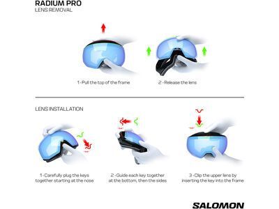 Salomon Radium Pro S, Sigma Photochromic Sky Blue / white - Bild 6