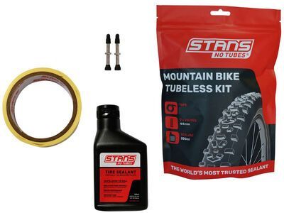 Stan's NoTubes Mountain Tubeless Kit - 30 mm Tape / Valve / Tire Sealant