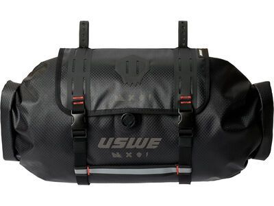 USWE Handlebar Roll-Top Bag + Holster, black - Bild 3