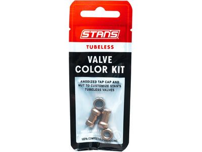 Stan's NoTubes Tubeless Valve Color Kit, copper - Bild 3