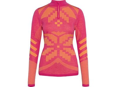 Kari Traa Faith Half Zip Baselayer bright pink