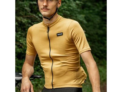 GripGrab EXPLR Merinotech Short Sleeve Jersey, mustard yellow - Bild 9