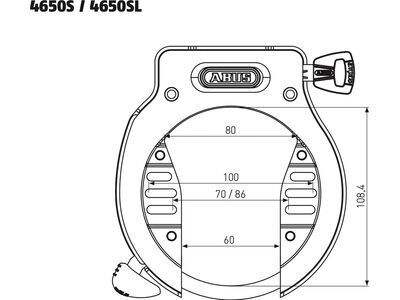 Abus Amparo 4650S NR, black - Bild 2