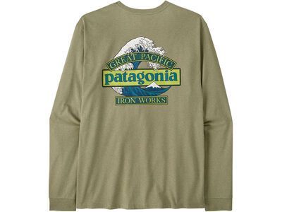 Patagonia Men's Long-Sleeved Great Waves Responsibili-Tee, gumtree green - Bild 1