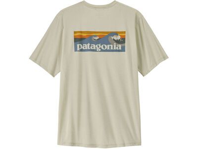 Patagonia Men's Cap Cool Daily Shirt - Boardshort Logo dyno white