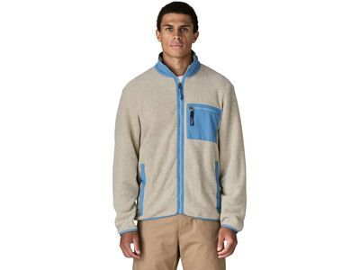Patagonia Men's Synchilla Jacket, oatmeal heather w/shore blue - Bild 2