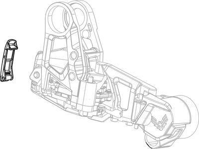 SRAM Schaltwerk Battery Lever/Clip GX T-Type Eagle AXS / Red XPLR AXS - Bild 1