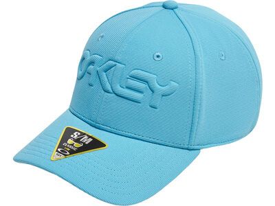 Oakley 6 Panel Stretch Hat Embossed, bright blue/blackout