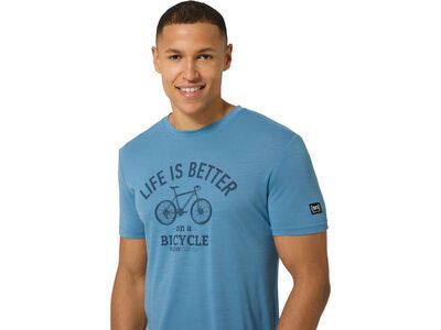 super.natural Better Bike Tee Herren, blue heaven/ocean blue - Bild 4