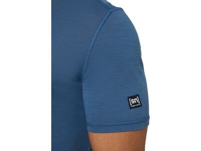 super.natural M Sierra140 Tee, ocean blue - Bild 6