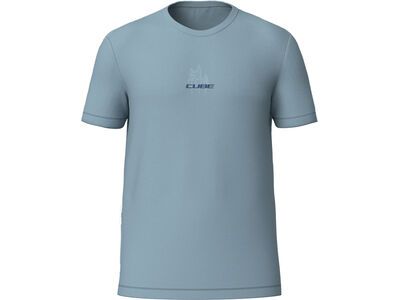 Cube MTB Rundhalstrikot Soft Touch kurzarm blue
