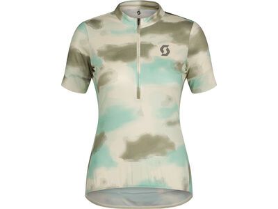 Scott Endurance 10 Short-Sleeve Women's Jersey cotton white/miami green