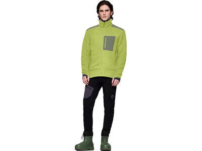 Norrona trollveggen warm3 Jacket M's, dark citron/deep lichen green - Bild 4
