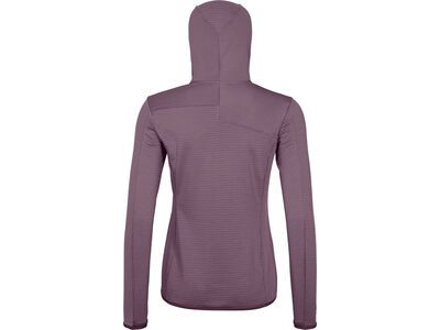 Ortovox Merino Fleece Light Grid Hooded Jacket W, wild berry - Bild 2