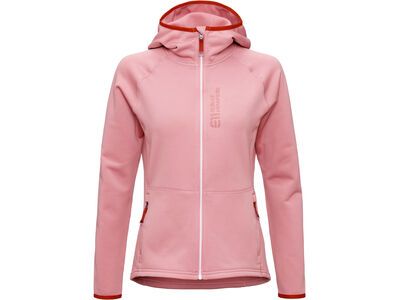 Elevenate Women's Skiers Fleece Hood, dark strawberry