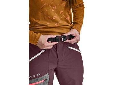 Ortovox Merino Airsolation Cevedale Pants W, dark pacific - Bild 3