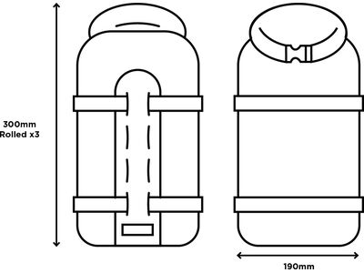 Restrap Fork Bag - 5 L, black - Bild 8