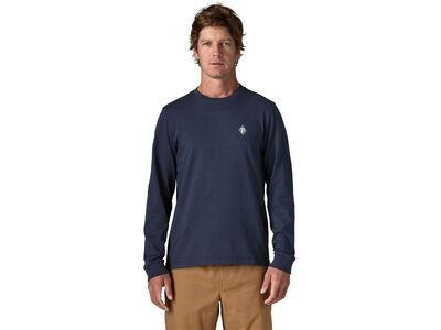 Patagonia Men's Long-Sleeved Midweight Hut Tripper Skyline T-Shirt, new navy - Bild 3