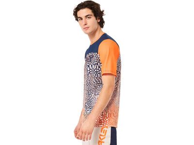 Oakley Maven Coast SS Jersey, distorted frogskin bl/og - Bild 6